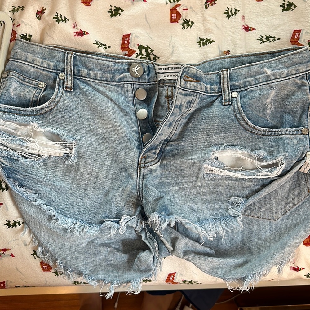 One Teaspoon Bandits denim shorts